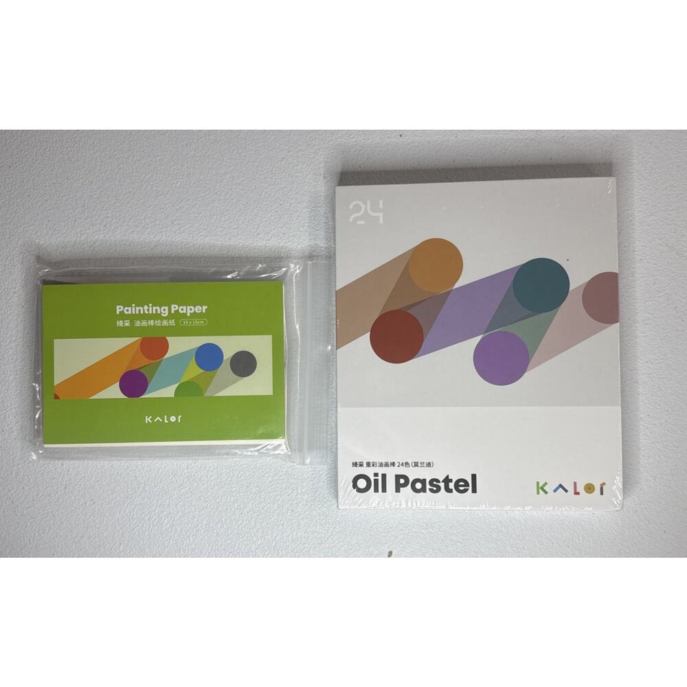 KALOR Oil Pastels Set, 24 Vibrant Colors Soft Pastels Oil Crayons - Picture 3 of 4